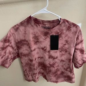 pink/mauve tie dye t-shirt